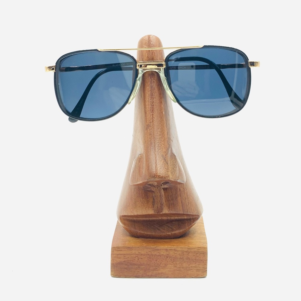 Vintage Capri Birch Black Gold Sunglasses Frames